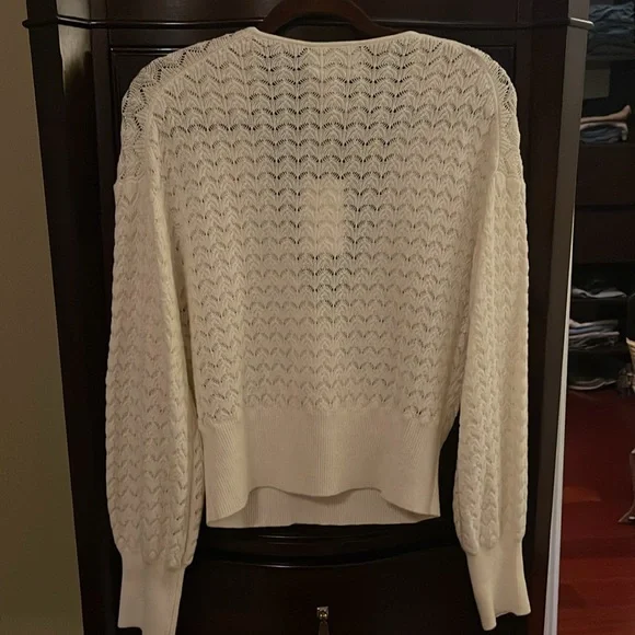 NEW Aritzia Wilfred Dear Sweater in Light Birch - Picture 4 of 6
